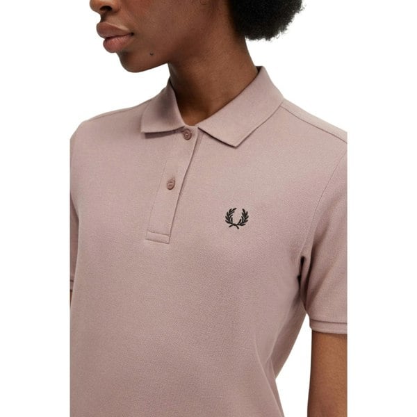 Fred Perry G6000 S52 Dark Pink Polo Shirt Womens XS