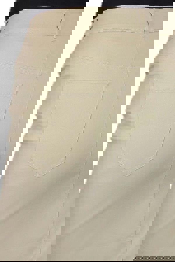 Paulo Due Women's Stretch Cotton Pencil Skirt Knee Length