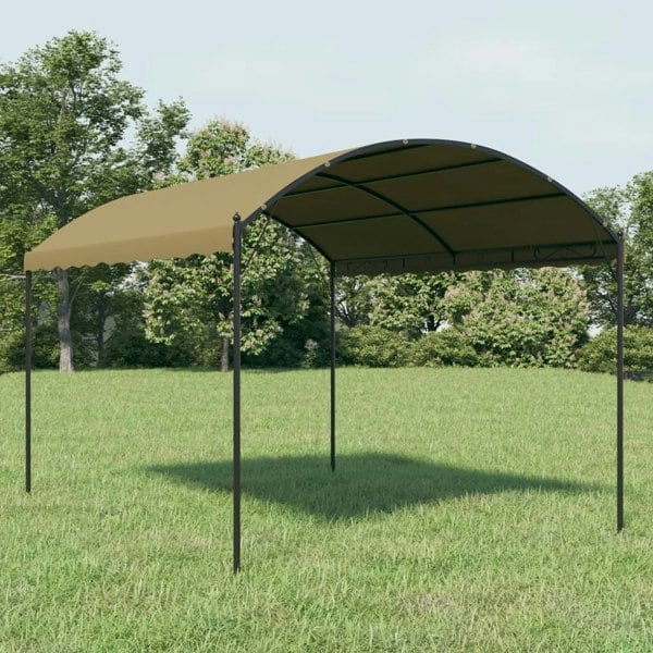 Berkfield Gazebo 4x3x2.6 m Taupe 180 g/m�__