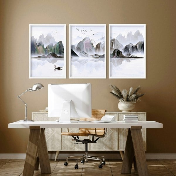 Cool office decor | set of 3 wall art prints