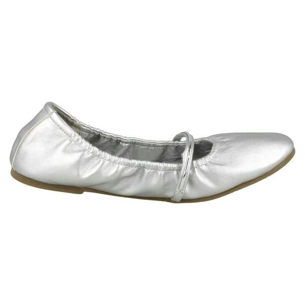 Spot On Ladies Spot On Rouched Topline Flat Ballerinas F80270