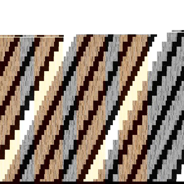 Monstershop Acoustic Slat Wall Panel - Light Walnut