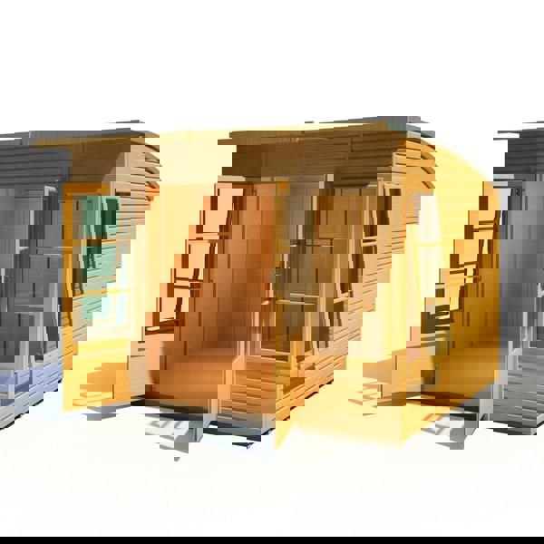 Shire Orchid 10x8G Summerhouse with curved roof - Best Shed