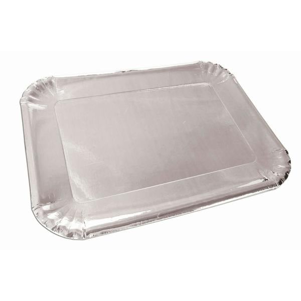 Bristol Novelty Silver Paper Platters (Pack of 6) - Silver - 