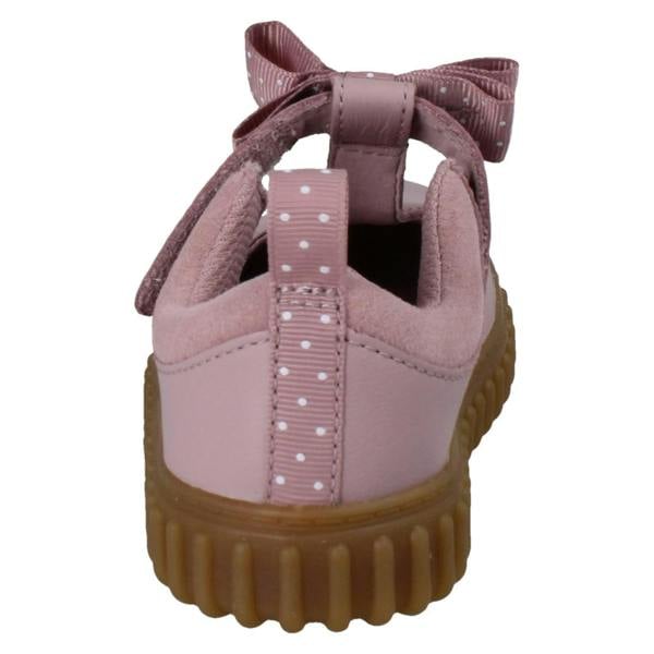Clarks Girls Clarks Casual T-Bar Shoes Cove Bow T