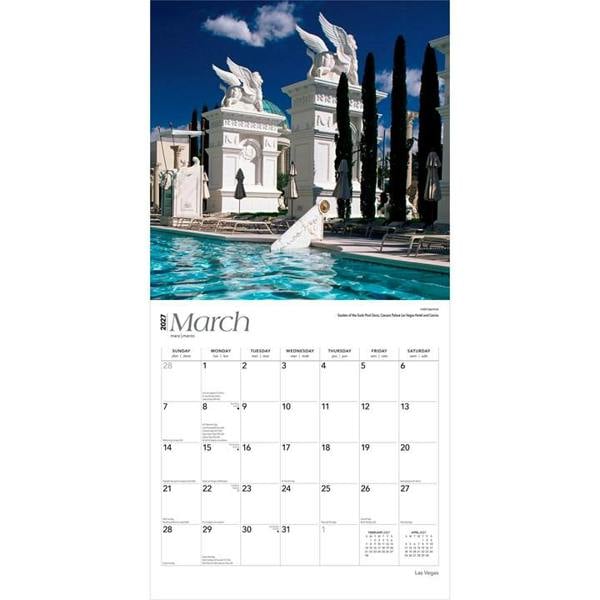 Las Vegas Calendar 2027, Wall Calendars, Month To View, Travel, Gift