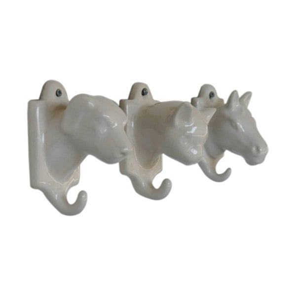 Artisan Furniture Assorted Animal Wall Hooks Set of 3
