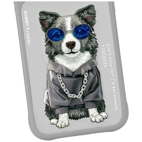 Nimmy Friends Nimmy Glasses Cool Dog Case with MagSafe for iPhone 17 Pro 6.3" Grey Blue - N-YJ-IP17-PRO-028