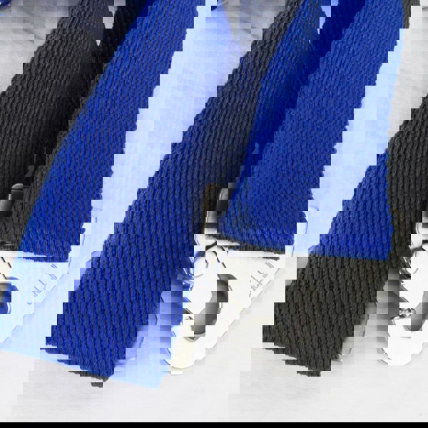 Dunhill woven red and blue nylon bag strap