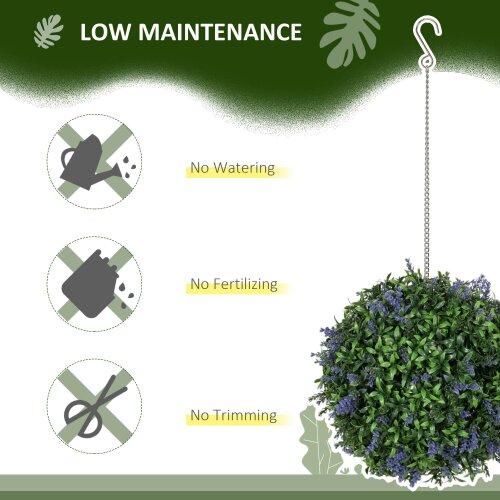Wyld Haus Liropa Set Of 2 Artificial UV Resistant Topiary Ball Plants