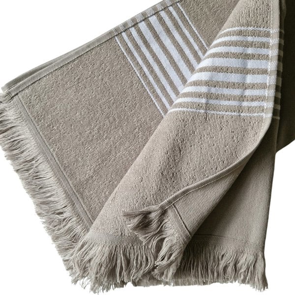 Cotton and Olive Ghalia Cotton Bath Towel, Double-Faced