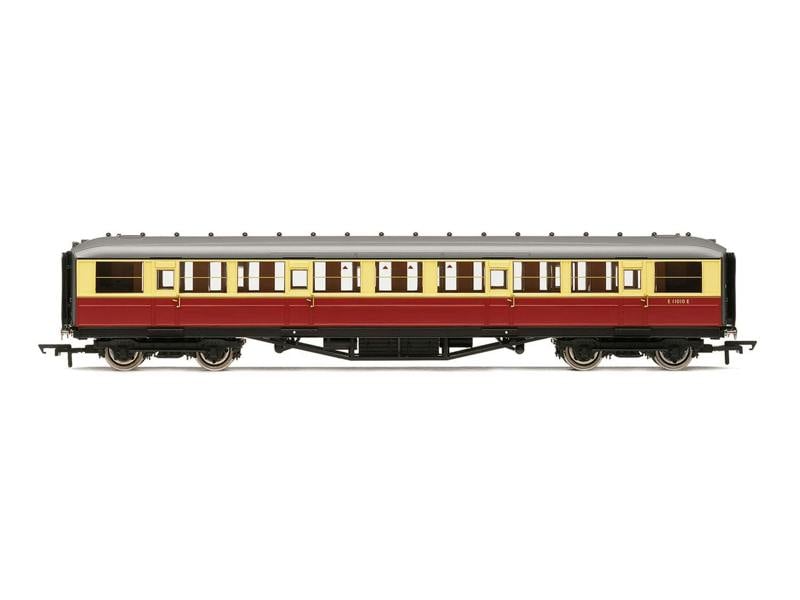Hornby Gresley Corridor 3rd Class Coach BR Crimson/Cream E11010E