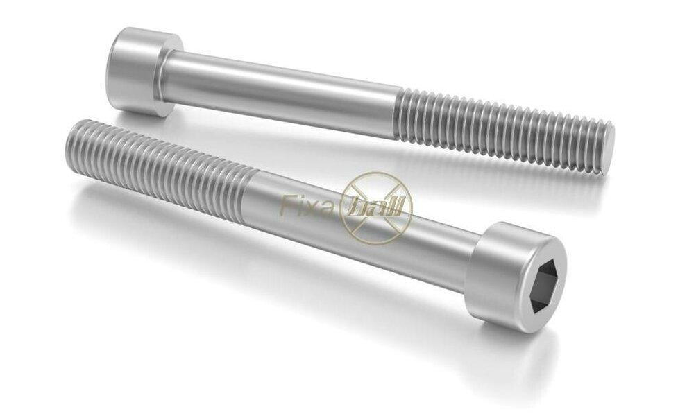 Fixaball M8 Socket Cap Allen Screw Bolt A4/316 Stainless Steel DIN 912