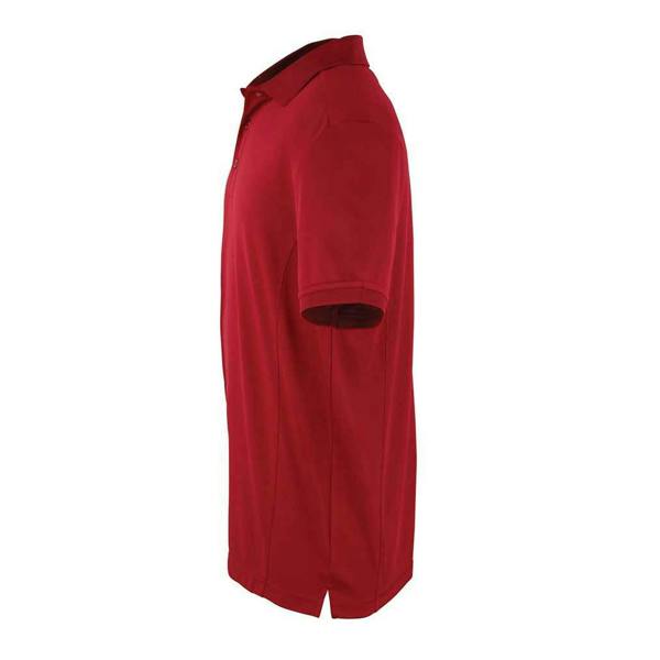 Premier Mens Coolchecker Pique Polo Shirt - Burgundy