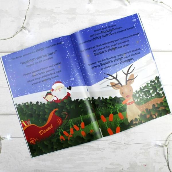 Personalised Boys 'It's Christmas' Story Book - alternative angle