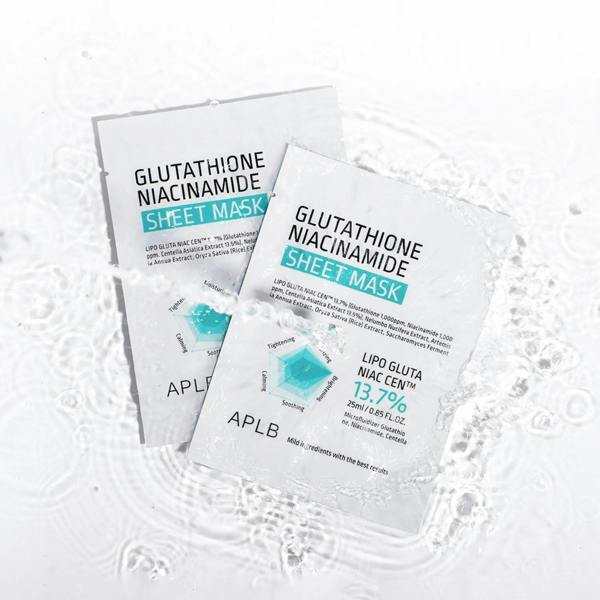 APLB Glutathione Niacinamide Sheet Mask (1pc / 10pcs)