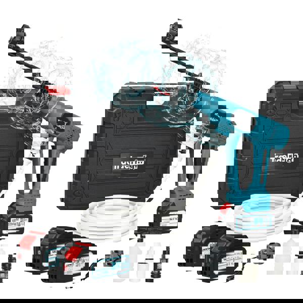 Traderight Cordless Pressure Washer 50Bar/725PSI Dual 4000mAh  6-in-1 Nozzle LCD