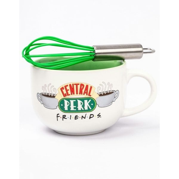 Friends Central Perk Mug and Stencil Set - Green/White