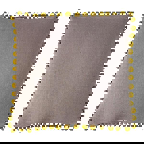 Riva Home Mardi Gras Cushion Cover - Dove Grey/Gold