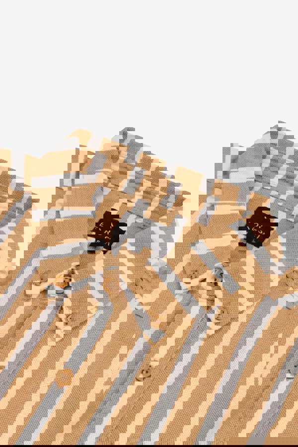 ENORSIA Men's Short Sleeve Stripe Jersey Shirt