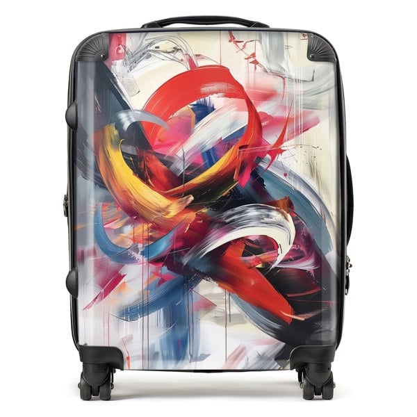 Warren Reed Swirling Symphony Of Colours Suitcase