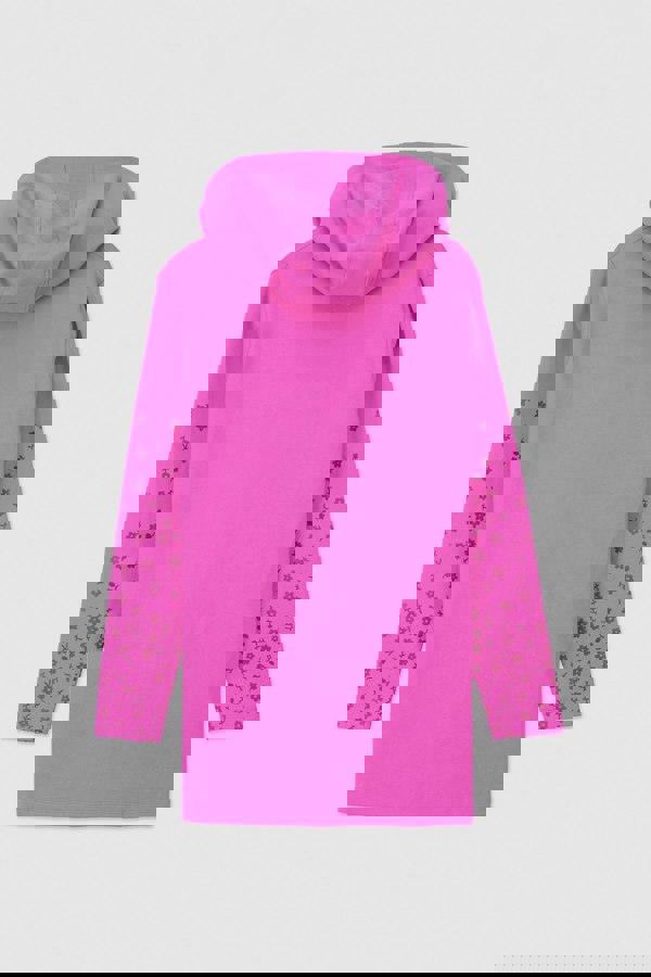 ENORSIA Women Longline Zip Front Hoodie