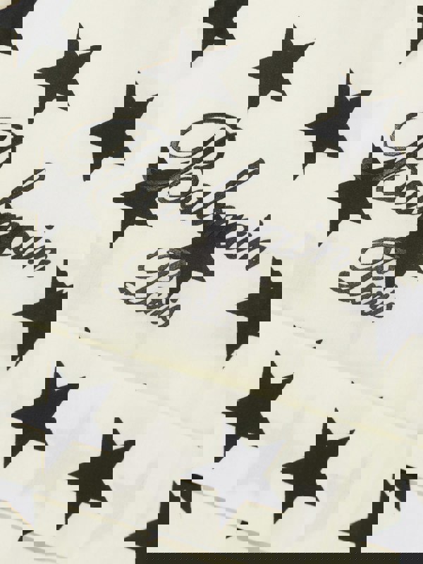 Balmain Girls Star Print Shorts in Ivory