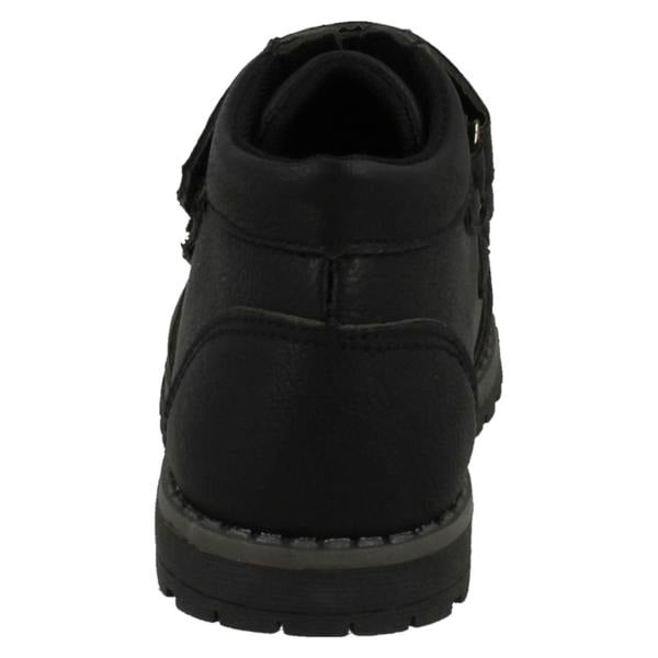 JC Dees Boys JCDees Round Toe Double Strap Ankle Boots