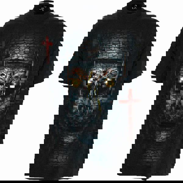 THE NUN - SKULL ILLUSION - T-Shirt Black