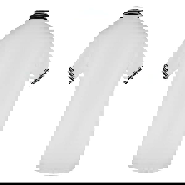 Moschino Love Moschino Twin Tipped Collar Love Logo White Polo Shirt