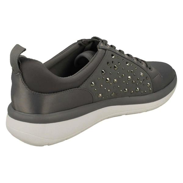 Clarks Ladies CLOUDSTEPPERS By Clarks Jewel Embellished Detailed Trainers Ezera Ave