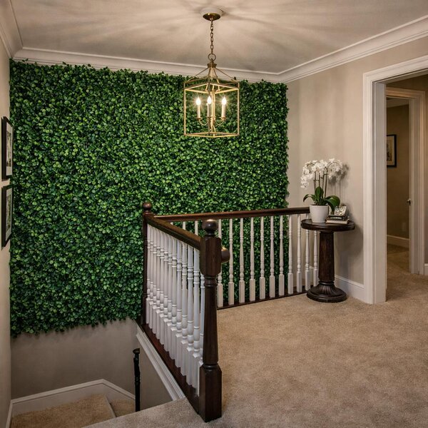 Gardenwize Pack of 4 Artificial Green Wall Panels UV-Resistant Garden & Indoor Feature Wall