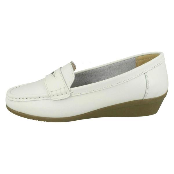 Down to Earth Ladies Down To Earth Leather Loafers F90064
