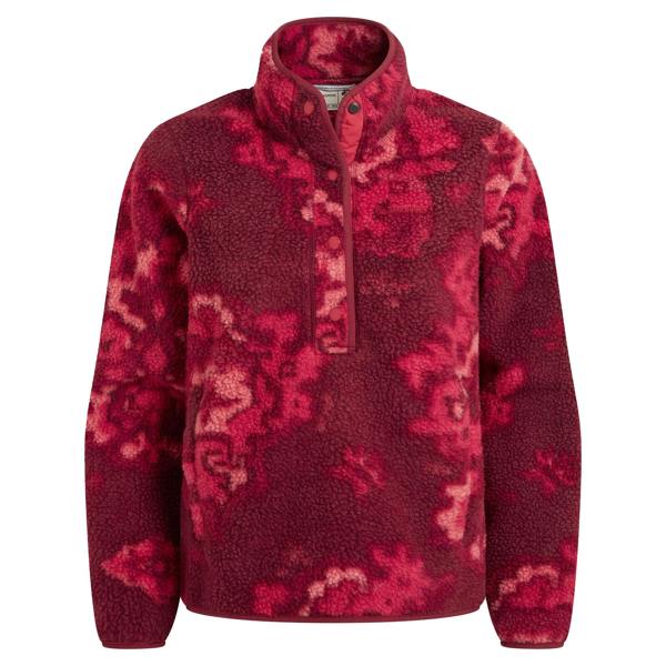 Craghoppers Womens/Ladies National Trust Rosemary II Amarylis Overhead Fleece Jacket - Red - 