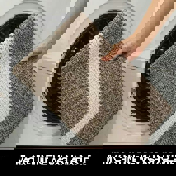 Anyhouz Anymat Doormat Navy Blue Non Slip Dirt Resistant Mat For Kitchen And Bathroom