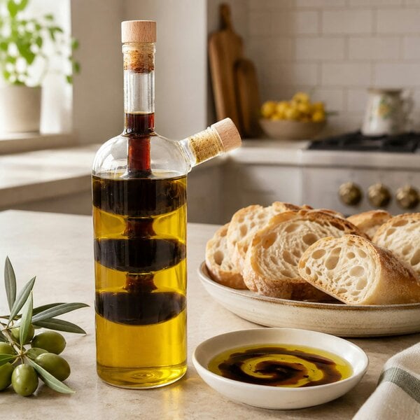 Kimm and Miller La Cucina Italian Olive Oil and Balsamic Vinegar Drizzler