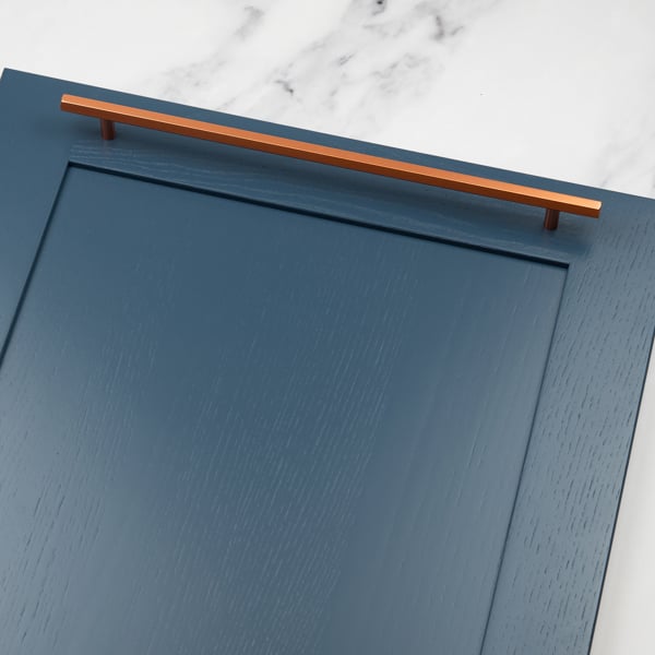 Handle & Home Rose Gold Hexagon T-Bar Cabinet Handle & Knob