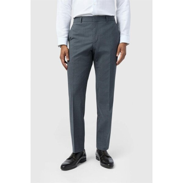 Ted Baker Slim Fit Performance Charcoal Panama Trousers