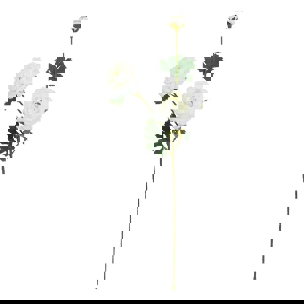 Hill Interiors The Natural Garden Collection Ranunculus Artificial Flower - White