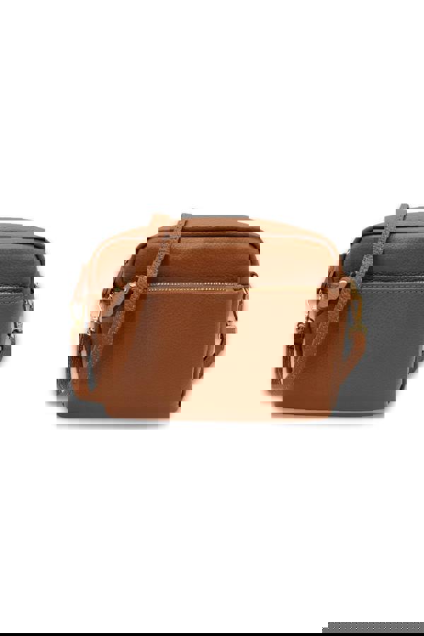 Pluspup Solid Color Crossbody Bag for Women with Adjustable Strap and Zipper