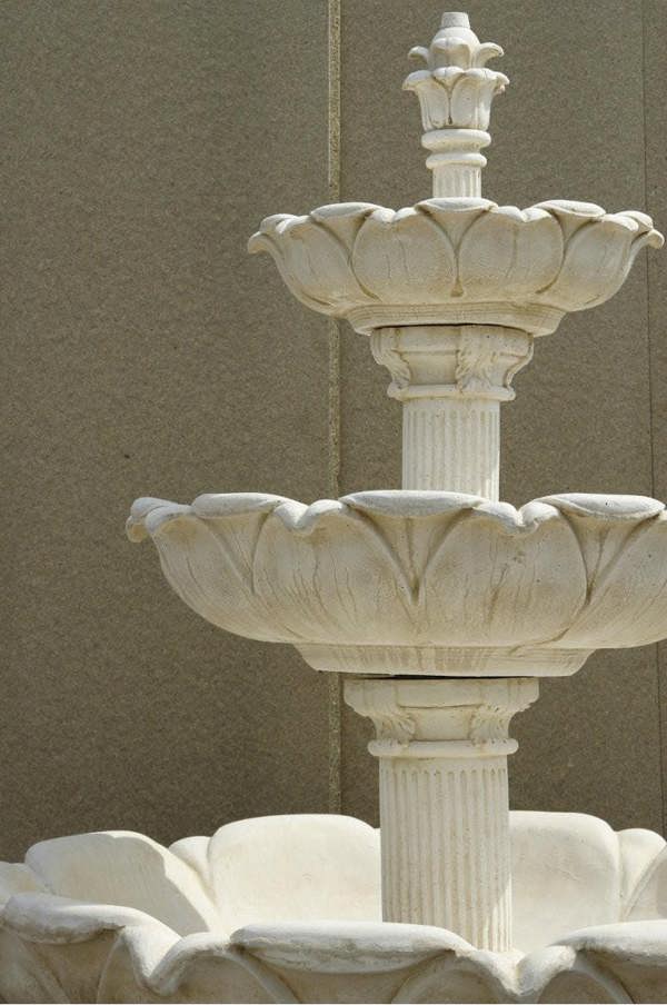 Large 3 Tier Tulip Design Fountain
