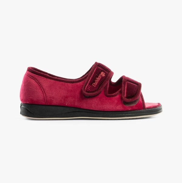 Padders LYDIA X Womens Slippers Winter Red