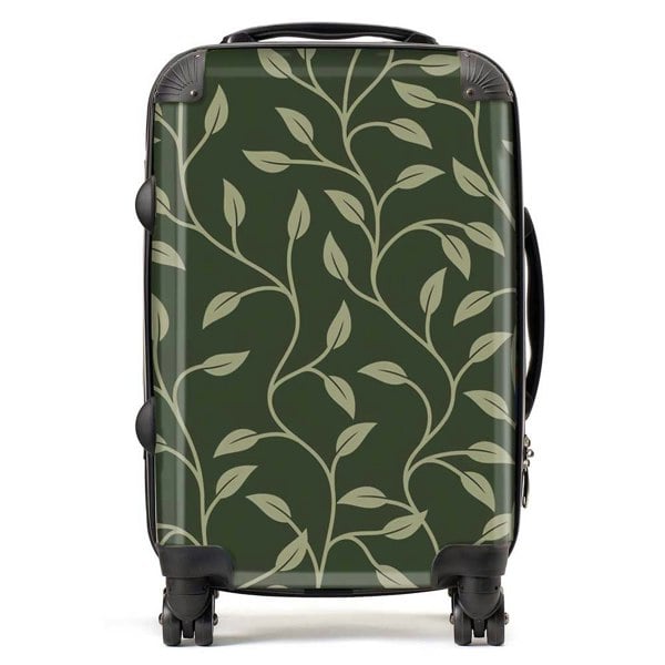 Warren Reed Green Shrub With Leaves Suitcase