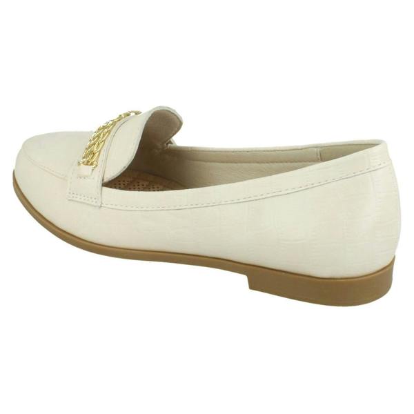 Spot On Ladies Spot On Croc Print Loafers F80537