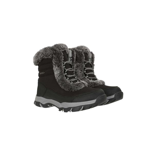 Mountain Warehouse Womens/Ladies Ohio Thermal Short Shaft Snow Boots - Black - 