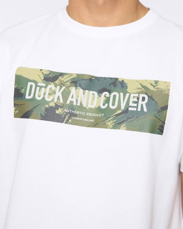 Duck and Cover Wayfirth T-Shirt - White