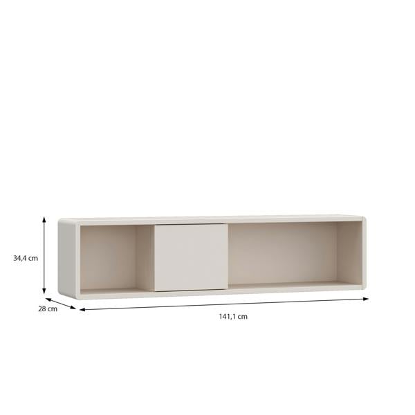 Furniture To Go Playly Wall Shelf 141.1cm in Sand
