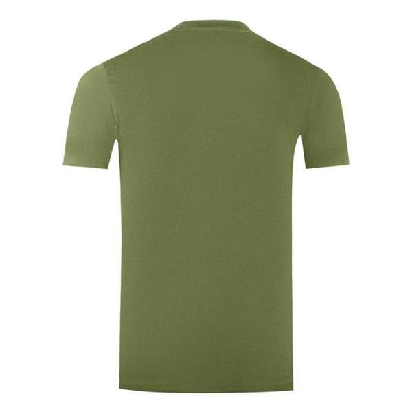 Aquascutum Mens London Aldis Logo T-Shirt - Green - 