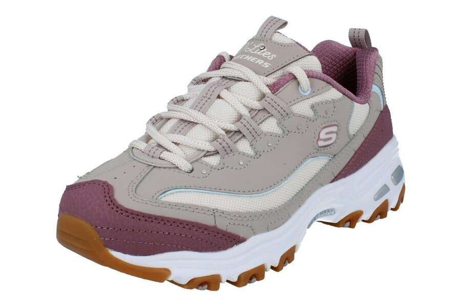 Skechers D'Lites Popular Vote Womens Trainers 150241 Shoes  TPMT