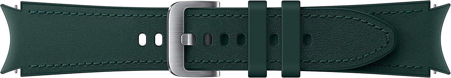 Samsung Galaxy Watch 4/5/5 Pro Hybrid Leather Band 20mm S/M Green - ET-SHR88SGEGEU